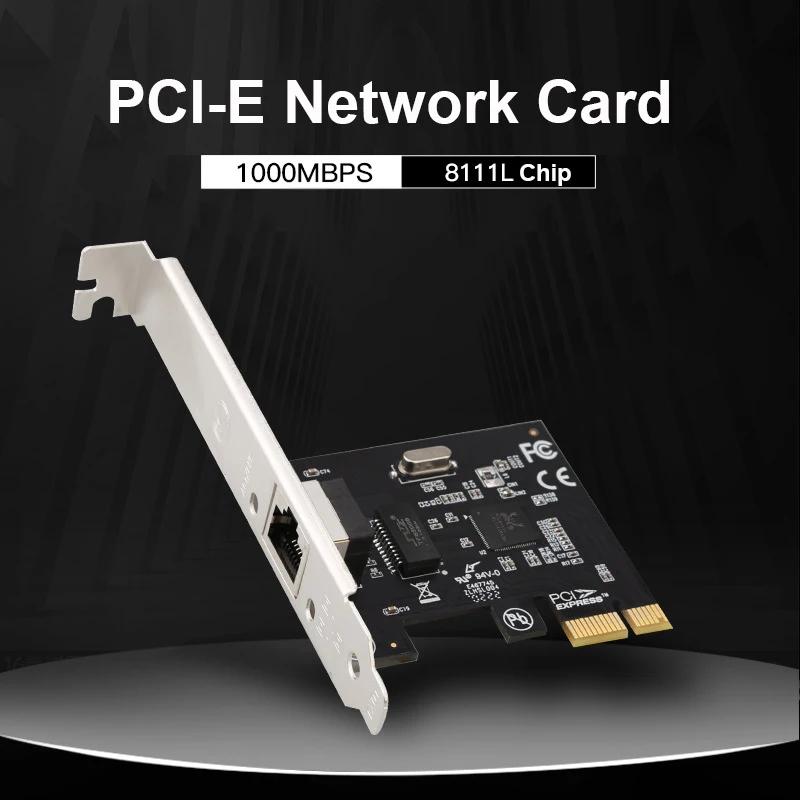ⰡƮ ̴ PCI ͽ Ʈũ ī, ũž PC PCIe , RJ45 LAN , 10M, 100M, 1000Mbps, RTL8111L